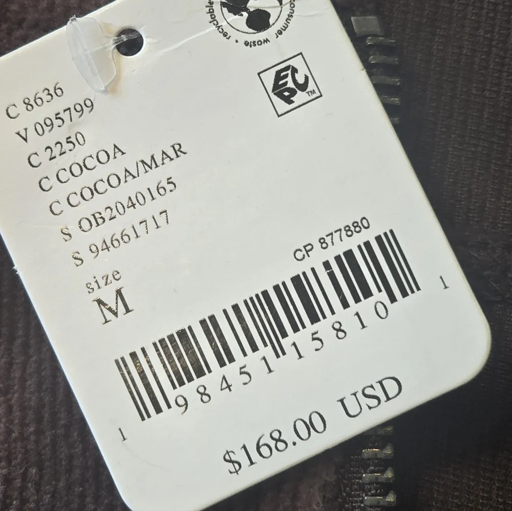 Free People Movement Let's Volley Velour Cropped Hoodie in the color Cocoa Med - Picture 6 of 9